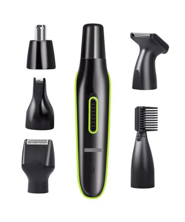 5-in-1 Trimmer USB Rechargeable Eyebrow and Facial Hair Trimmer Waterproof Electric Eyebrow Trimmer for Home Bathroom Travel Work Commuting