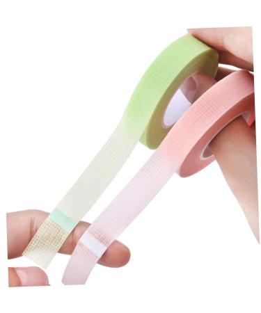 Ipetboom Adhesive Fabric Lash Tape - 7 Rolls Non-Woven Eyelash Extension Tapes 5.1x1.2cm Pink | International Shipping Available - Buy Online on SooperMarket.com