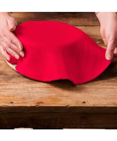 Funcakes Roll Fondant Fire Red 250g - Easy to Use Smooth & Flexible Cake Decoration | Halal Kosher Gluten-Free - Buy Online on SooperMarket.com