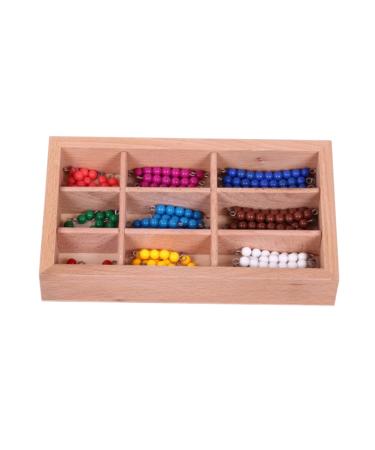 ibasenice kidcraft playset Jewelry kit Toddlers Toys Kids playset Toys for Kids Toy for Kids Bamboo Jewelery Making Beads Craft Beads Kits Colorful Acrylic Beads Beaded Suite Child medium Picture 1