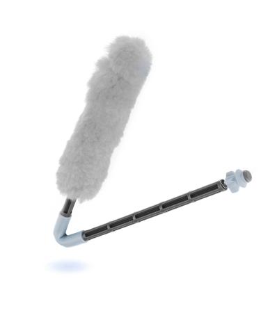 DAUERHAFT Paintball Barrel Maid Swab,Paintball Squeegee,Wool Exalt Paintball Barrel Maid Squeegee,Single Folding Swab,Paintball Supreme Swab Barrel Cleaner,Buffer Cleaning Accessories (Gray)
