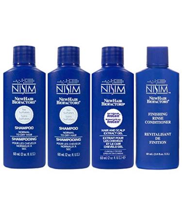 Nisim Hair Loss Starter Kit (For Men & Women) Normal to Dry Formula SLS FREE