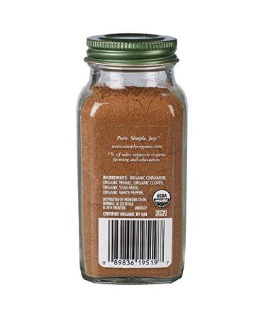 Simply Organic Five Spice Powder - 2.01 oz | Natural Asian Flavor Blend - Buy Online on SooperMarket.com