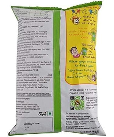 Uncle Chipps Potato Chips 50g (Pack of 6) | Classic Indian Snack with Irresistible Crunch | Spicy Treat | On-the-Go Snacking - Buy Online on SooperMarket.com