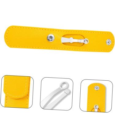 Buy NOLITOY Nose Hair Remover & Mustache Trimmer - Portable Stainless Steel Clippers 9.8x2.9cm Yellow - Fast International Shipping - Buy Online on SooperMarket.com