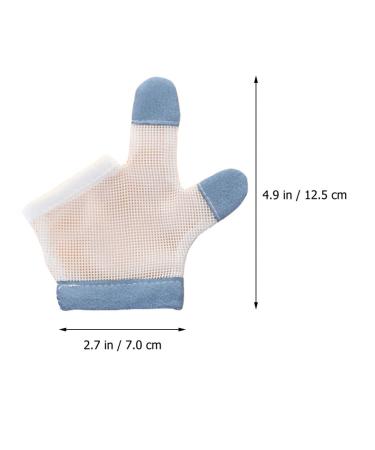 Shop Kisangel Anti-Eating Gloves for Newborns | 2 Pairs of Finger Suction Toys - Safe & Breathable | Ideal for Active Babies - Buy Online on SooperMarket.com