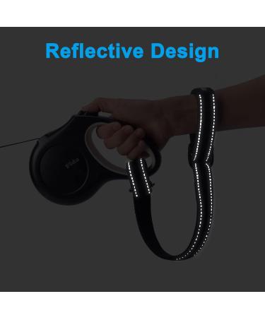 Petbonus Short Dog Leash & Safety Bracelet - Reflective Adjustable Soft Padded Handle - 2 Pack (Black & Red) for Extra Safety - Buy Online on SooperMarket.com