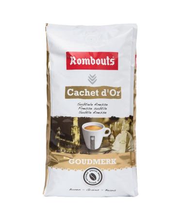 Rombouts original coffee beans collection to satisfy every need and any cup of coffee 500 gr unique and ballanced (Cachet D'or beans)