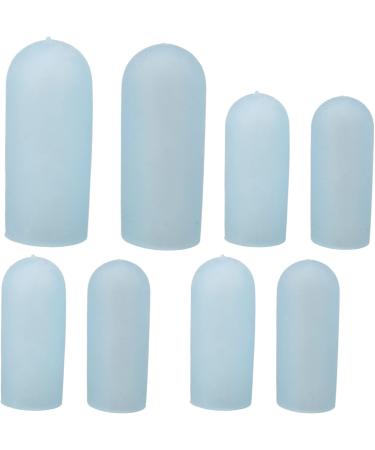 High-Quality Hammer Toe Covers - Silicone 4 Pairs Breathable Ventilation Large Toe Caps for Corns & Blisters Relief - Buy Online on SooperMarket.com
