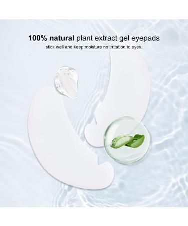 Lunamoon Eye Pads for Eyelash Extensions 50 Pairs of Purple V Eyelid & Lifting Patches - Buy Online on SooperMarket.com