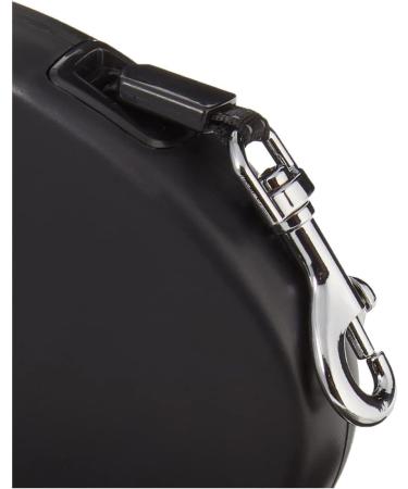 Amazon Basics Retractable Dog Leash - Small Black | Durable Ergonomic & Perfect for Travel - International Shipping Available - Buy Online on SooperMarket.com