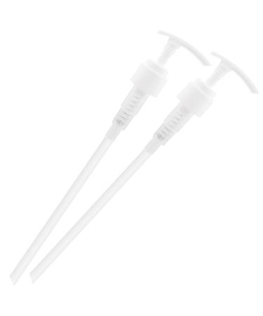 ASVITA FRESH MIX concentrate dosing pump comfort 1 liter bottle (2 pcs. / 1 pair) dosing dispenser for 500ml - 1000ml bottles - 28mm thread - Food safe e.g. for beverage concentrates syrup