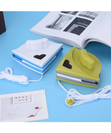 Magnetic Window Cleaner Triangular Glass Cleaner Window Wiper Outside Window Cleaner Tool For High-rise Window Cleaning White - Buy Online on SooperMarket.com