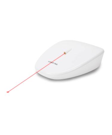 PetSafe Laser Tail Automatic Laser Light Interactive Playtime For Cats Moving Cat Toy White