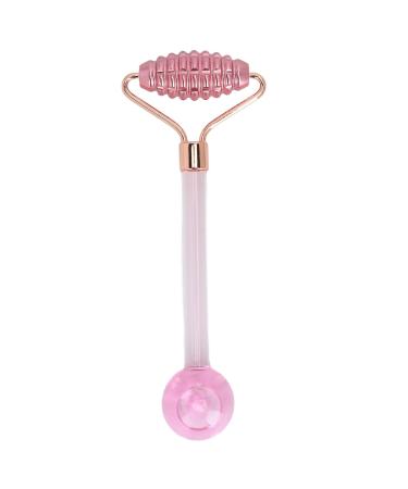 2 in 1 Ice Globes Roller Stainless Steel Hot Cold Compress Shrink Pores Facial Cold Roller