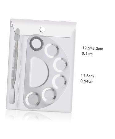 Shop 2 Sets Stainless Steel Makeup & Nail Art Palette Kit - International Shipping Available - Buy Online on SooperMarket.com
