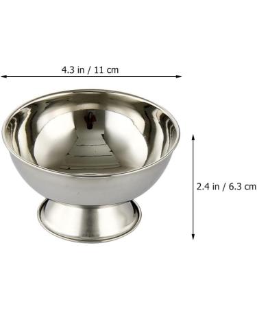 Premium Tall Metal Shaving Bowl for Men | Reusable Shaving Accessory & Soap Cup | Perfect Shaving Supplies - Buy Online on SooperMarket.com