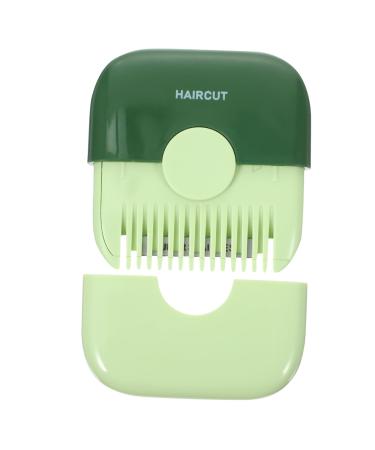NOLITOY Mini Hair Comb Child Bangs Hair Trimmer for Women Portable Hair Clipper Manual Hair Trimmer for Bangs The Tail Shaping Bangs Trimmer Double Edge Comb