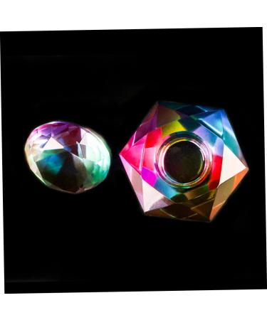 minkissy Monomer Dish Nail Monomer Liquid Bowl Acrylic Nail Supplies Nail Art Dish Dappen Dish with Lid Crystal Dappen Dish Crystal Nail Jar Manicure Bowl Diamond Glass Flash Manicure Tools - Buy Online on SooperMarket.com