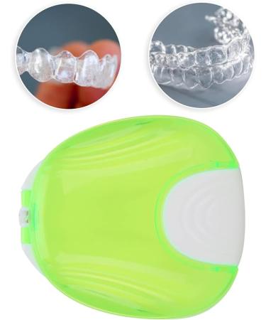 Orthodontic Storage Case - Portable Waterproof Denture Box for Adults | Green Color - Shop Now! - Buy Online on SooperMarket.com