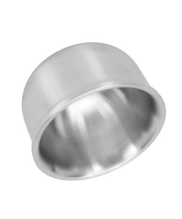 Professional Shaving Foam Mug - Portable Stainless Steel Shaving Bowl for Home & Travel - Buy Online on SooperMarket.com