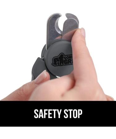 Professional Pet Nail Clippers and File - Stainless Steel - Safety Guard - Comfort Handle - Dog and Cat Trimmer - Large Gray - Buy Online on SooperMarket.com