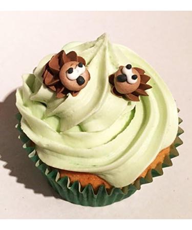 12 Sugar Mini Hedgehogs - Beautiful Edible Cake Decorations - Buy Online on SooperMarket.com