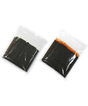 MAGICLULU 50pcs Eyeliner T Tool Eye Liner Brush White Eye Liner Eye Makeup Tools Soft Head Eye Shadow Brush 10X0.5cm Orange - Buy Online on SooperMarket.com