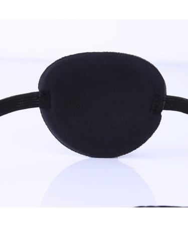 YOOJOO Adjustable Concave 3D Foam Eye Patch for Lazy Eye Amblyopia & Strabismus - Black - Buy Online on SooperMarket.com