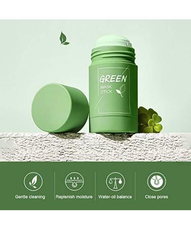 Green Tea Mask Stick - Blackhead Remover & Deep Pore Cleansing Clay | Moisturizing Oil Control & Anti-Acne Facial Care - Buy Online on SooperMarket.com