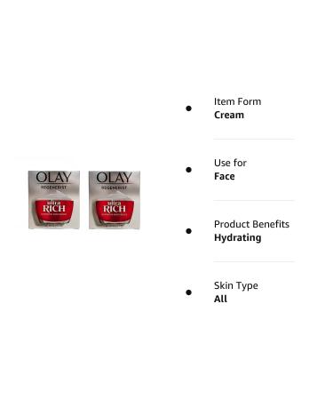Ultra Rich Hydrating Moisturizer Face Cream with Fragrance 1.7oz (Pack of 2) - Nourishing Skin Care - Buy Online on SooperMarket.com