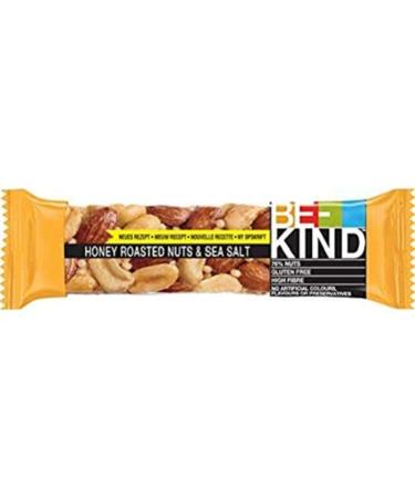 Buy Bekind Honey Cereal Bar | Gluten Free Healthy Snack | Honey Roasted Nuts & Sea Salt | 3 x 30g Pack | International Shipping Available - Buy Online on SooperMarket.com
