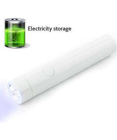 Portable White LED Nail Lamp Pen Single Finger Nail Dryer Light Mini Manicure Tool for DIY Nail Art Perfect for Home and Professional Use - Buy Online on SooperMarket.com