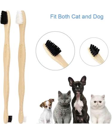 Eco-Friendly Dog Toothbrushes with Faecal Bag Holder - Biodegradable Double-Sided Pet Toothbrushes for Dogs & Cats - Small & Large Head - 1 Pack - Buy Online on SooperMarket.com