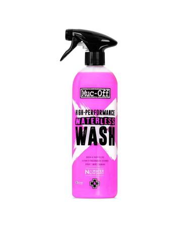 Muc Off Waterless Wash, 750 Milliliters - High-Performance, No Rinse Bike Cleaning Spray That Cleans and Polishes - Suitable for All Types of Bicycle