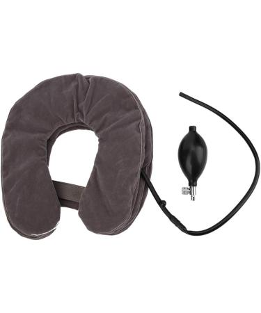 Inflatable Cervical Neck Traction Device Portable Neck Brace Support Stretcher Gray for Neck - Buy Online on SooperMarket.com