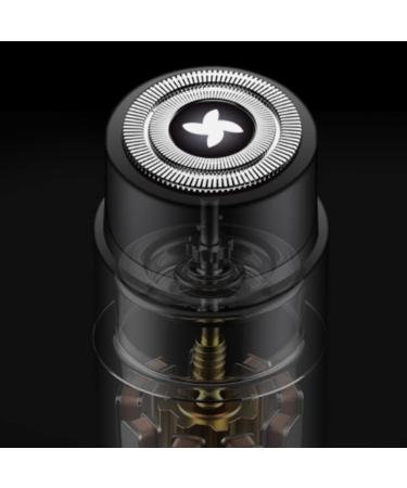 mini electric razor Mini Electric Shaver for Men Portable USB Rechargeable Razor Wet & Dry Use Rotary Electric Shaver for Travel Black - Buy Online on SooperMarket.com