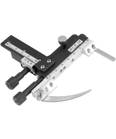 High Precision 14.5cm X-Y Moveable Stage for Microscope | Manual Caliper Lift, 16cm Height - Buy Online on SooperMarket.com
