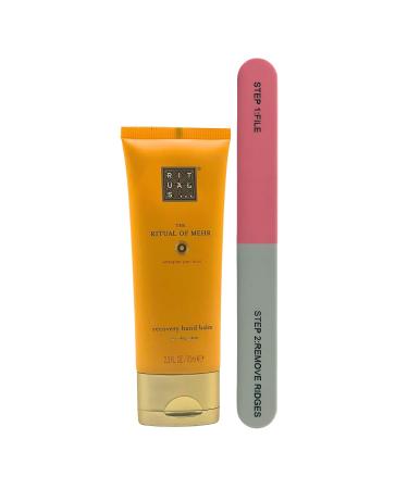 Recovery Hand Cream Balm & Nail File Giftset Bundle (70) 49.5 g (Pack of 2)