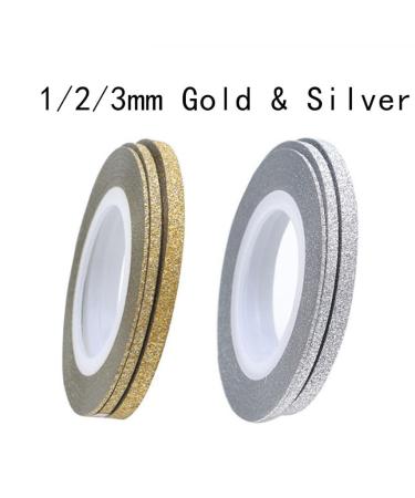 Multicolored Nail Art Striping Tape Set - 3 Set, Wide Application, Fashionable & Unique Design, Good Gifts - Random Color 2MM x 3Set - Buy Online on SooperMarket.com