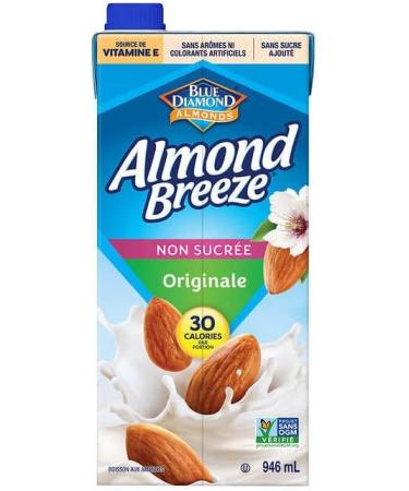 Blue Diamond Almond Breeze Original - Unsweetened - 6 x 946ml - Buy Online on SooperMarket.com