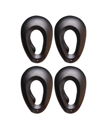 Minkissy silicone ear cover waterproof hair dye ear protector hairdresser earrot to salon hair color shower shower bathing 2 pair