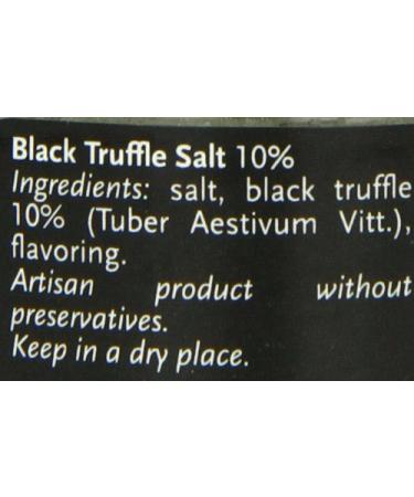 Black Truffle Sea Salt 10% - Premium Truffle Salt for Cooking & Finishing (3.5oz) - Buy Online on SooperMarket.com