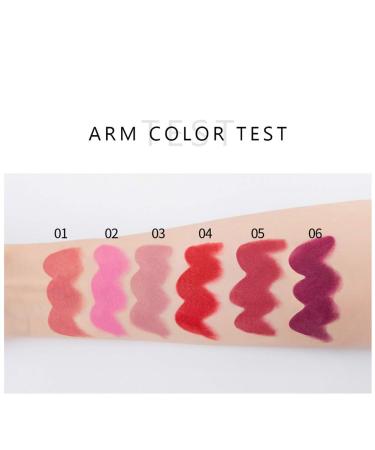 6-Piece Nude Matte Lipstick Set - Long Lasting, Waterproof, Moisturizing Makeup Gift - Buy Online on SooperMarket.com