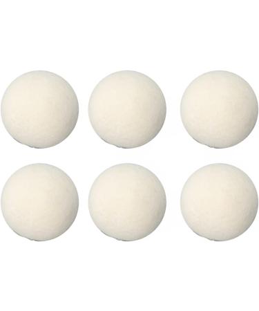 Wool Drying Balls - 6 Pcs Anti-Static Odor-Removing Dehumidifying Wool Balls for Home | Eco-Friendly Laundry Solution - Buy Online on SooperMarket.com