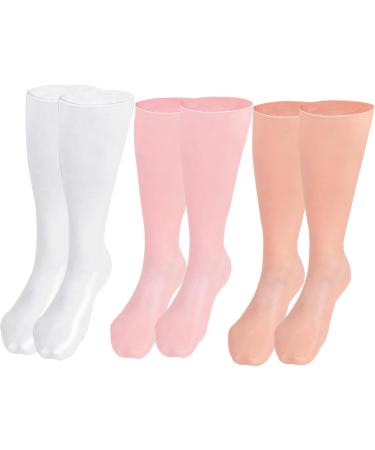 Moisturising Socks 1Pair Anti Slip Elastic Silicone Socks Comfortable Overnight Gel Socks Reusable Foot Moisturiser Socks for Repairing Dry Feet (Pink) Style2 - Buy Online on SooperMarket.com