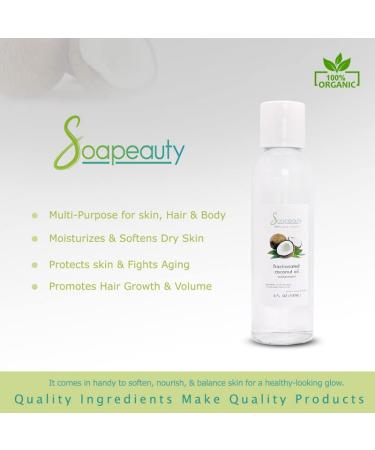 Organic Fractionated Coconut Oil 2lbs | 100% Natural for Face, Skin, Hair | Perfect for Essential Oils and Soap Making - Buy Online on SooperMarket.com