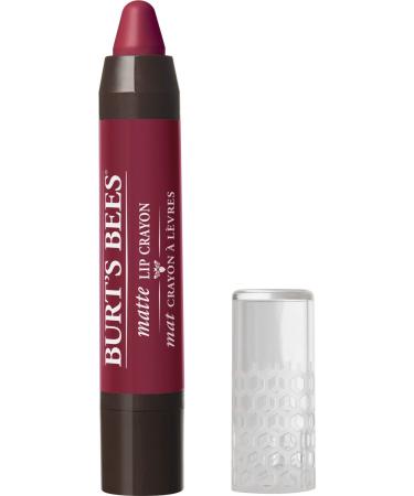 Burts Bees 100% Natural Origin Moisturizing Matte Lip Crayon  Napa Vineyard - 1 Crayon Napa Vineyard 0.11 Ounce (Pack of 1)