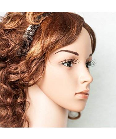 Spider Web Crown Halloween Costume | Fancy Fashion Party Look with Black Lashes | 1 Pair of False Eyelashes - Buy Online on SooperMarket.com