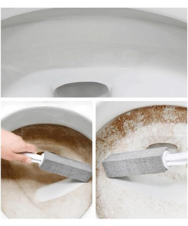 Yawdil Pumice Stone For Toilet Bowl Cleaning Scouring Stick With Handle Powerfully Away Limescale Stain Cleaning Tool - Buy Online on SooperMarket.com
